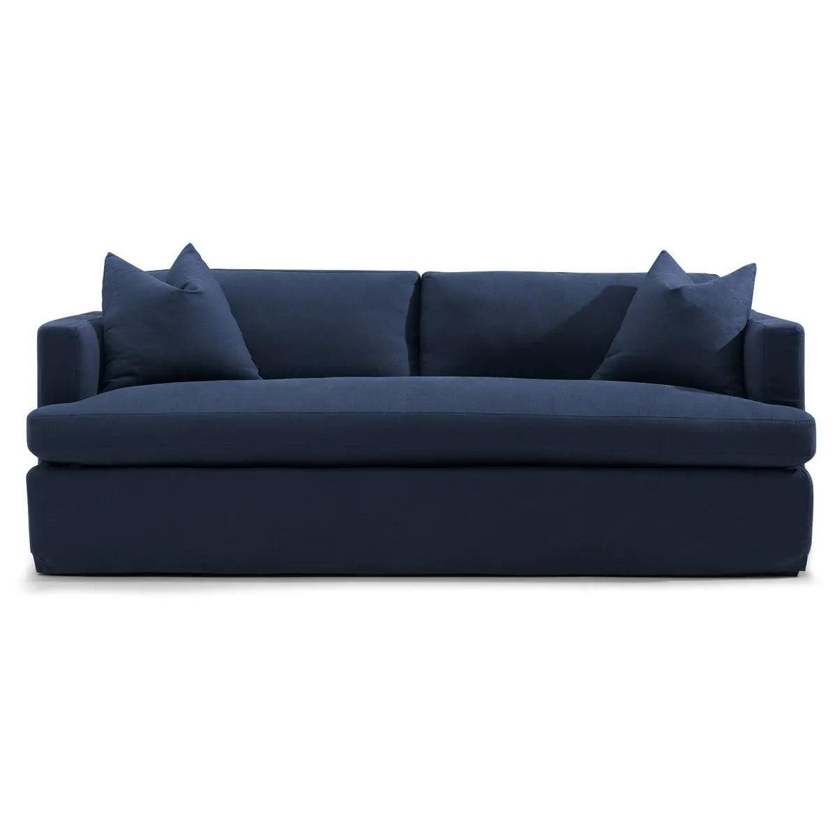 Cafe Lighting & Living Birkshire 3 Seater Slip Cover Sofa - Navy Linen - Sofa323779320294116821 1