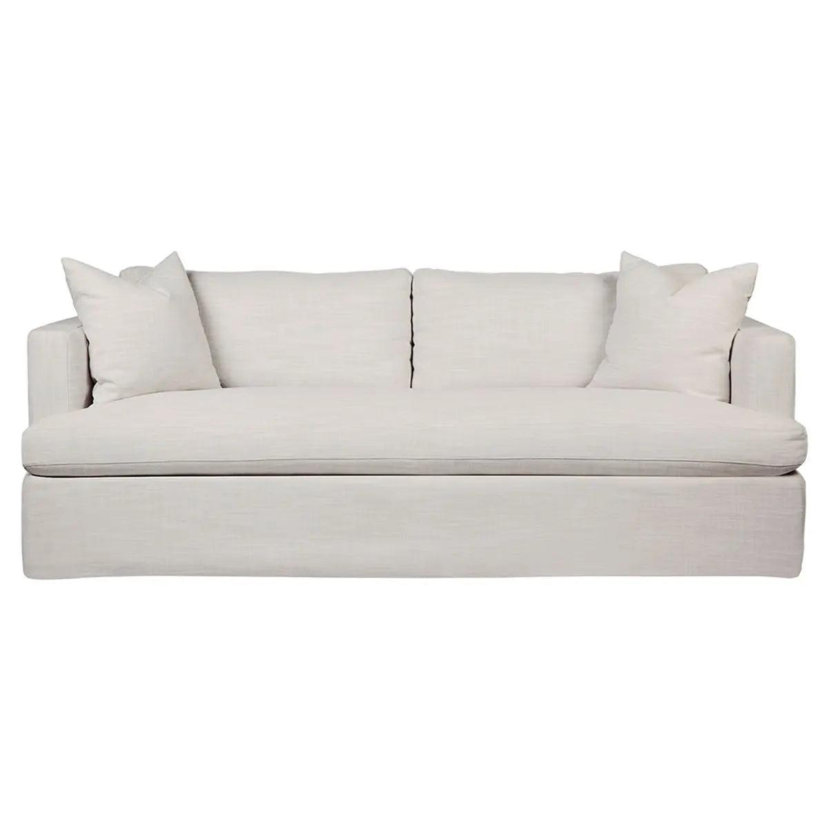 Cafe Lighting & Living Birkshire 3 Seater Slip Cover Sofa - Off White Linen - Sofa322289320294115374 7