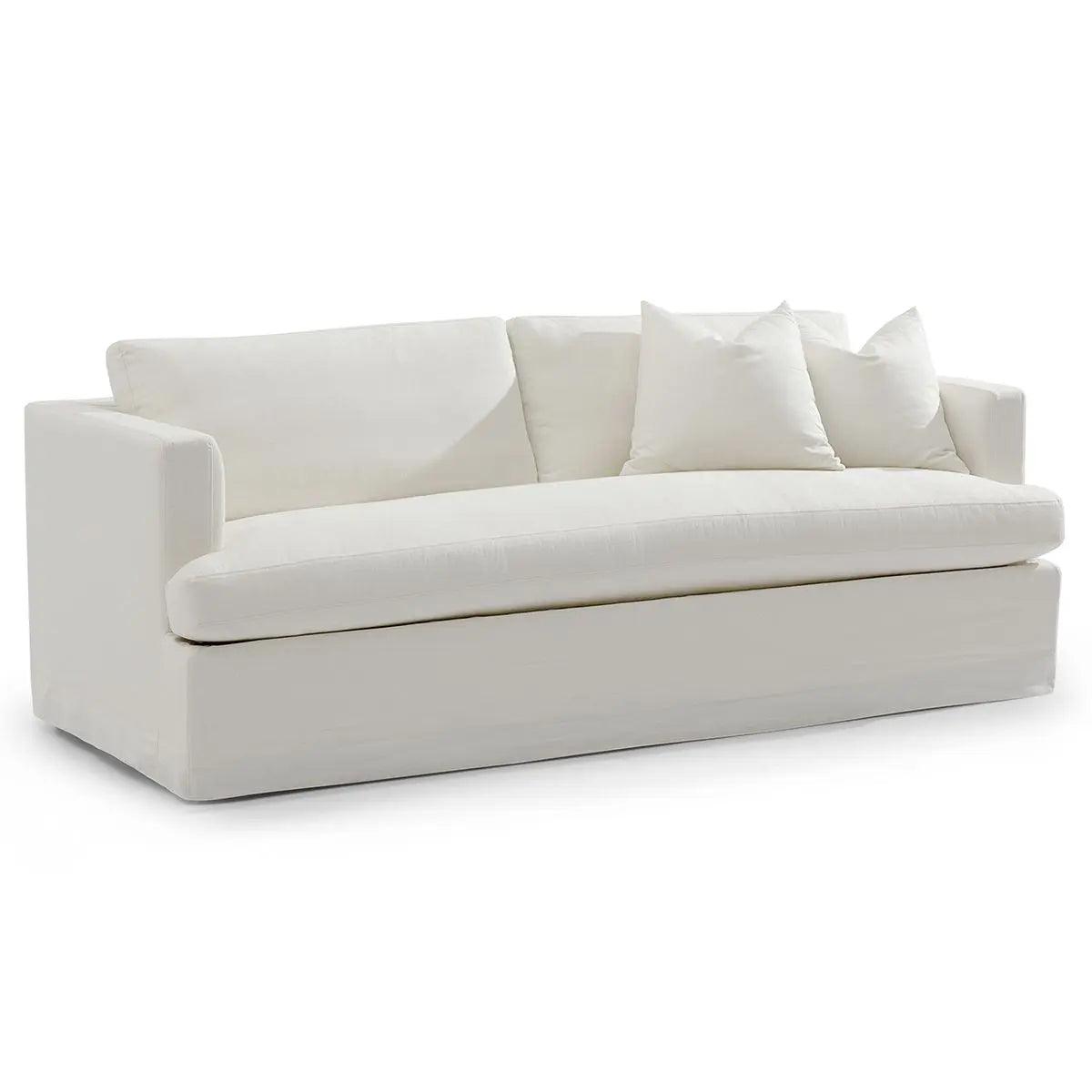 Cafe Lighting & Living Birkshire 3 Seater Slip Cover Sofa - White Linen - Sofa323039320294116210 3