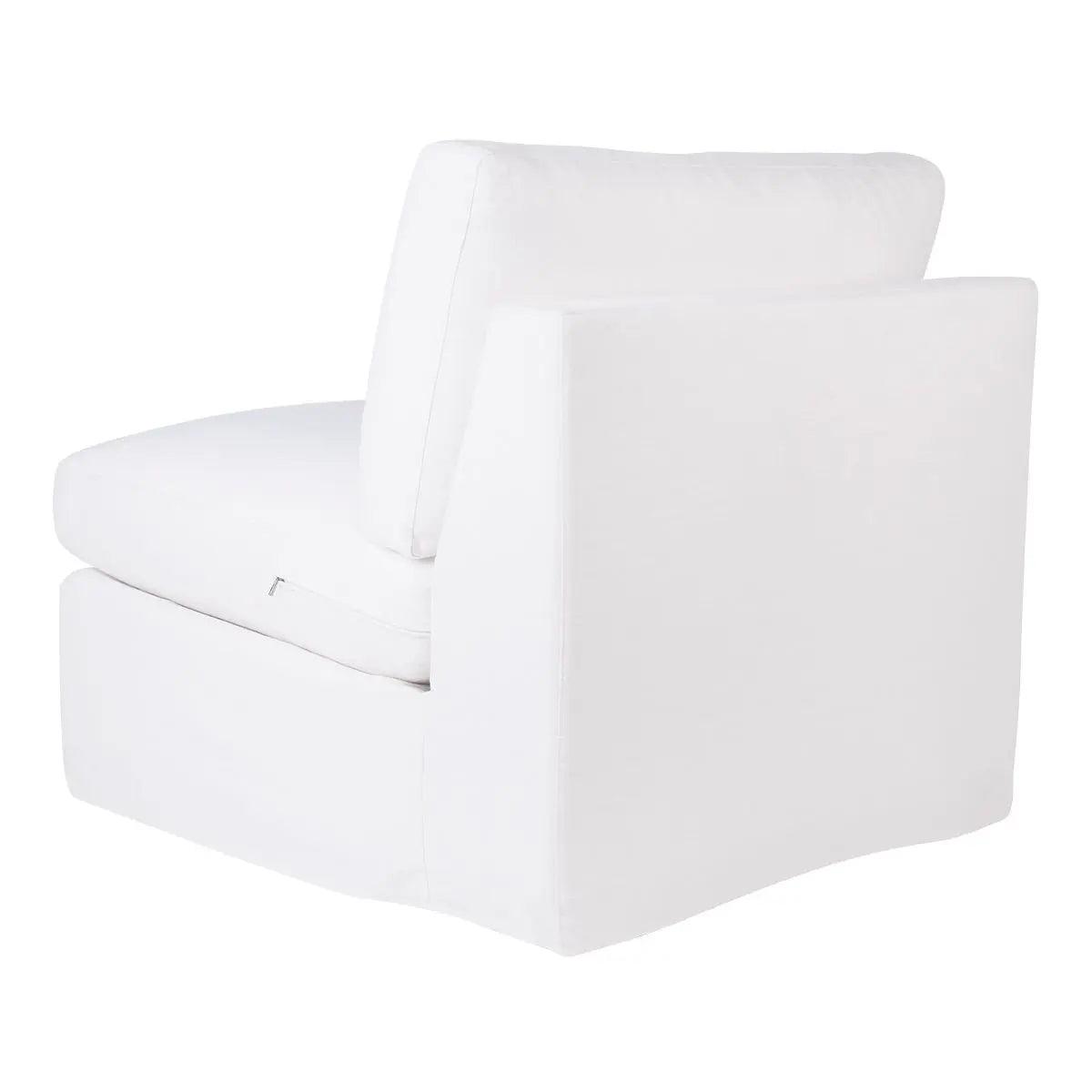 Cafe Lighting & Living Birkshire Slip Cover Occasional Chair - White Linen - Occasional Chair324569320294120910 2