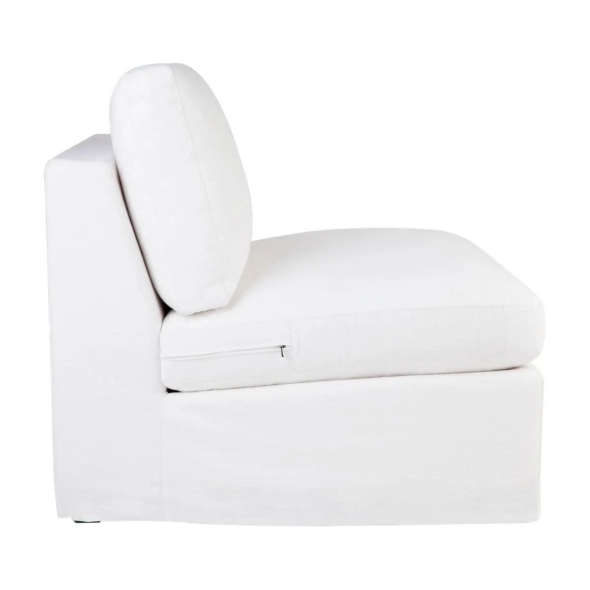 Cafe Lighting & Living Birkshire Slip Cover Occasional Chair - White Linen - Occasional Chair324569320294120910 3