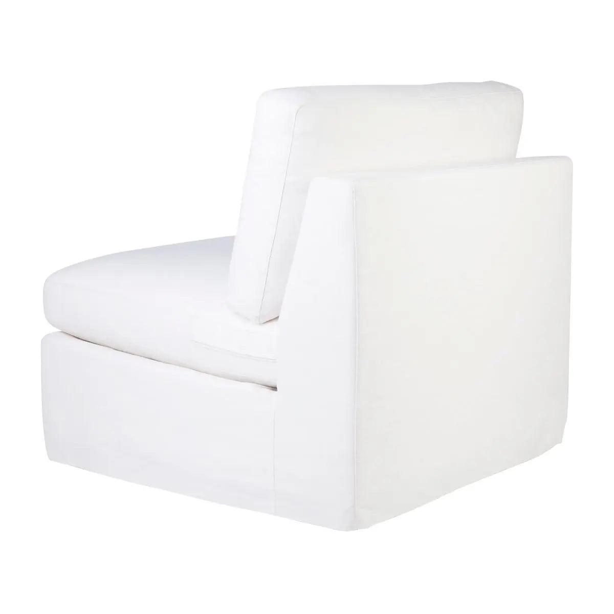 Cafe Lighting & Living Birkshire Slip Cover Occasional Chair - White Linen - Occasional Chair324569320294120910 4
