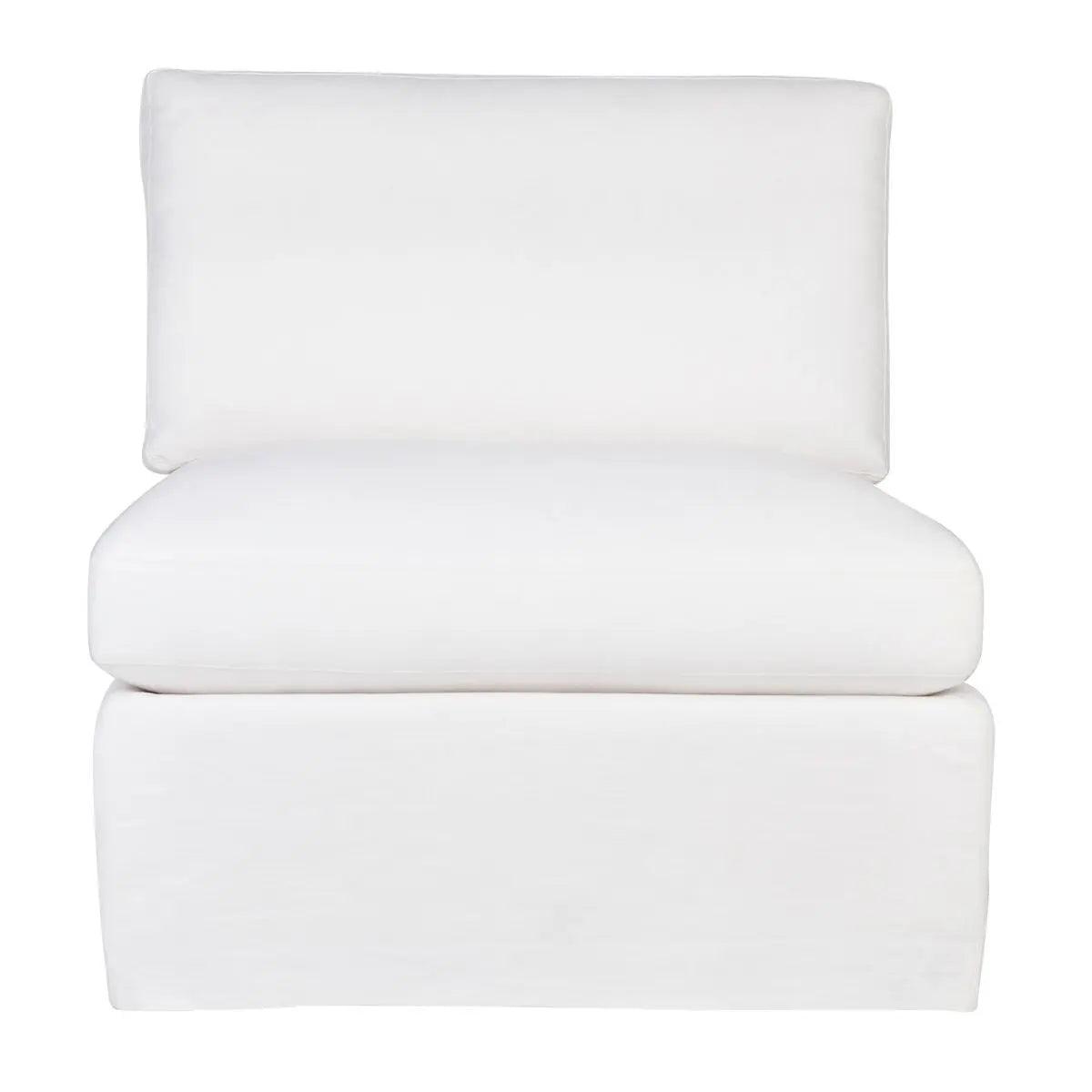 Cafe Lighting & Living Birkshire Slip Cover Occasional Chair - White Linen - Occasional Chair324569320294120910 9