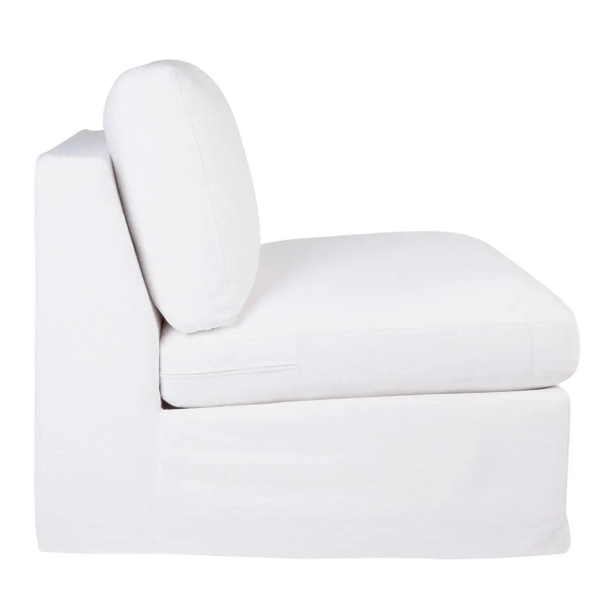 Cafe Lighting & Living Birkshire Slip Cover Occasional Chair - White Linen - Occasional Chair324569320294120910 8