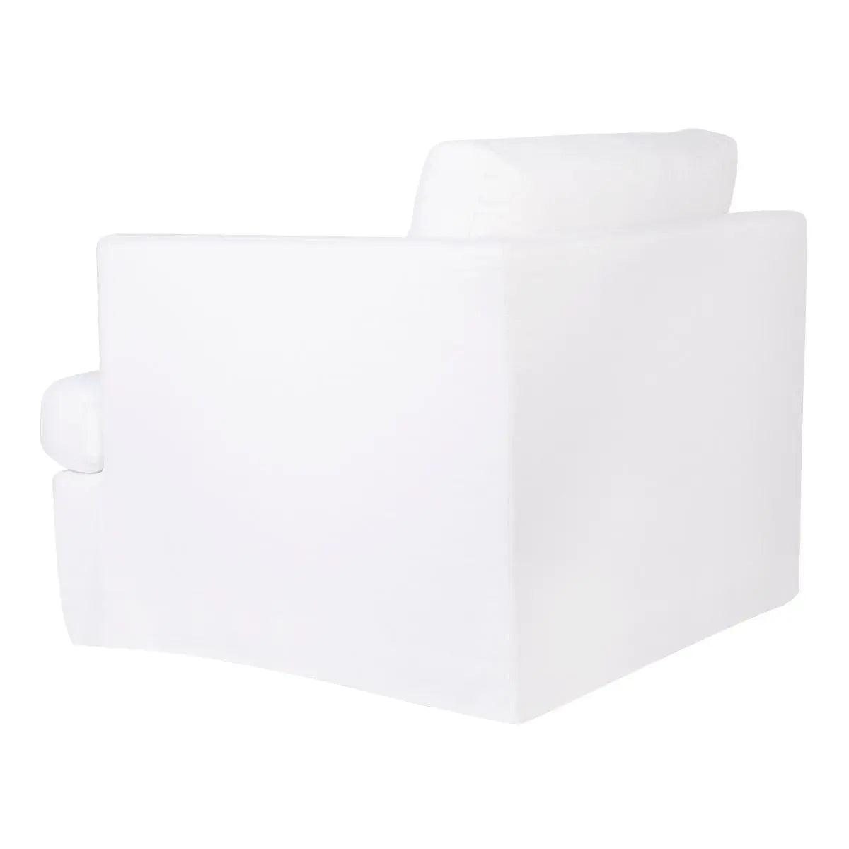 Cafe Lighting & Living Birkshire Slip Cover Right Arm Facing Seat - White Linen - Sofa326139320294120965 4