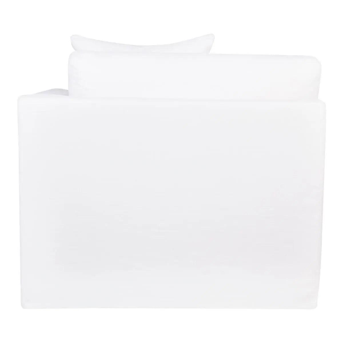 Cafe Lighting & Living Birkshire Slip Cover Right Arm Facing Seat - White Linen - Sofa326139320294120965 5