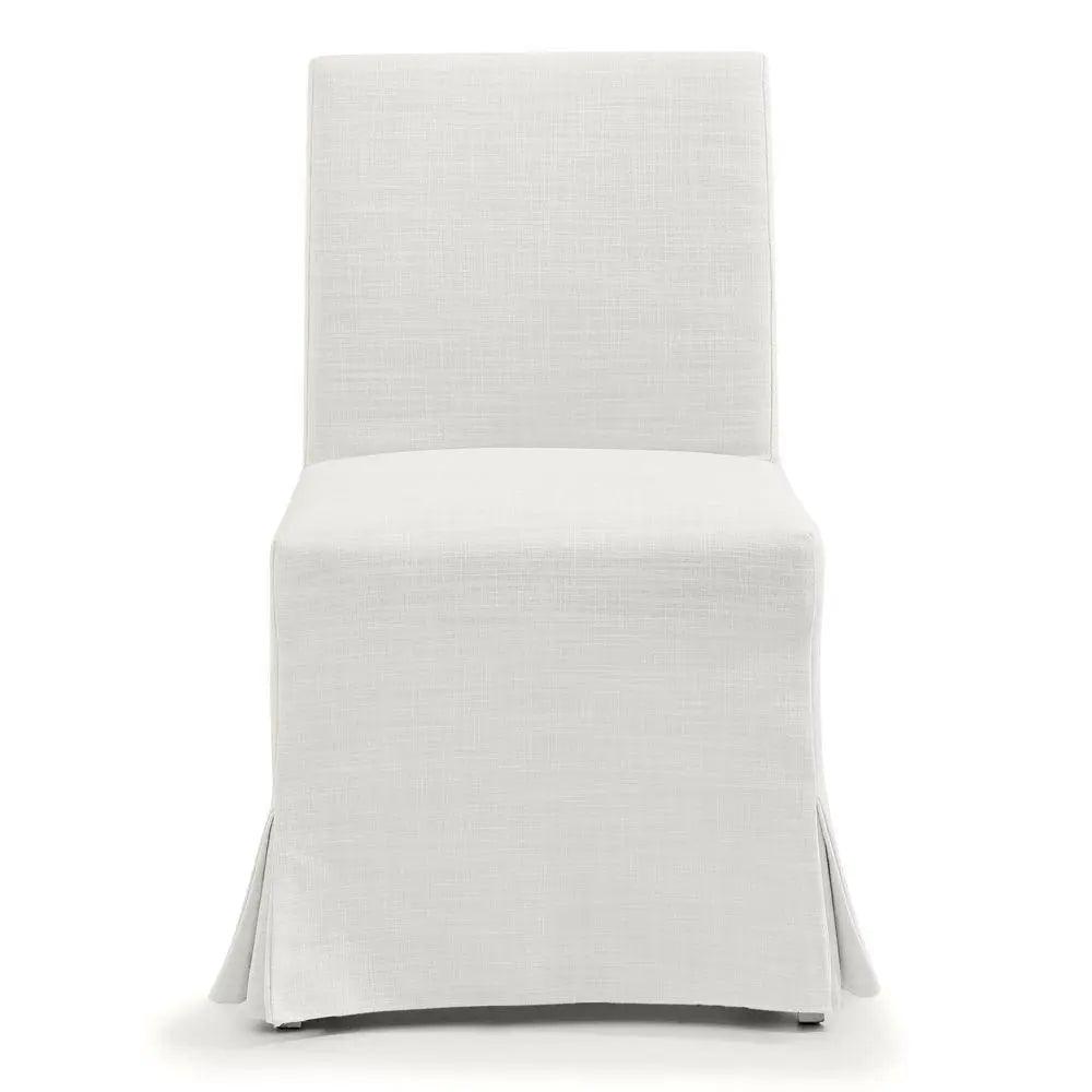 Cafe Lighting & Living Brighton Slip Cover Dining Chair - White Linen - Chair323699320294116746 2