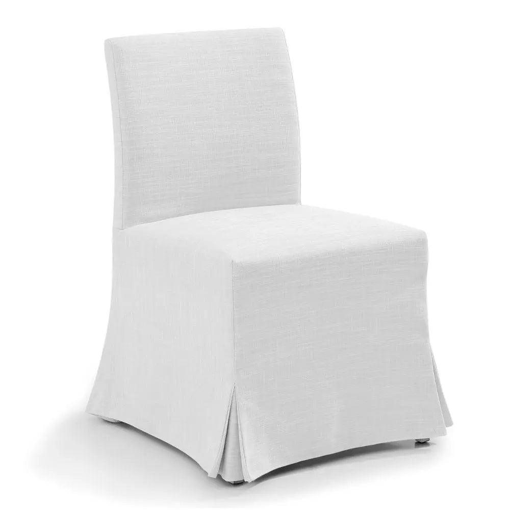 Cafe Lighting & Living Brighton Slip Cover Dining Chair - White Linen - Chair323699320294116746 1