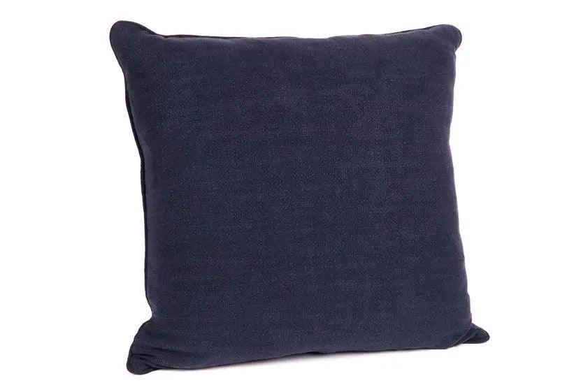 Cafe Lighting & Living Candace Square Feather Cushion - Chevron Blue Linen - Cushion508329320294092866 2