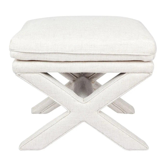 Cafe Lighting & Living Candace Stool - Natural Linen - Stool324529320294119983 1