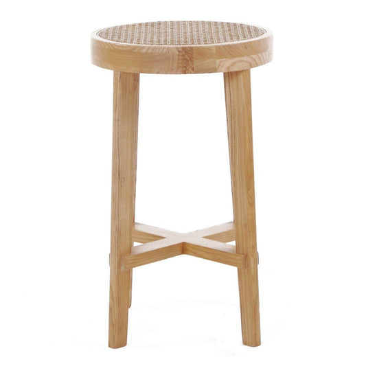 Cafe Lighting & Living Cape Byron Rattan Kitchen Stool - Natural-Stool-Cafe Lighting & Living-Prime Furniture