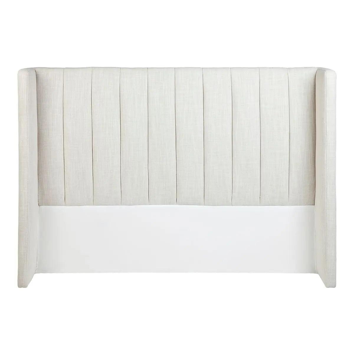 Cafe Lighting & Living Central Park Queen Bedhead - Natural Linen - Headboard322879320294115855 1