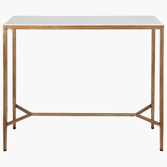 Cafe Lighting & Living Chloe Console Table - Small Gold - Console Table322179320294115282 1