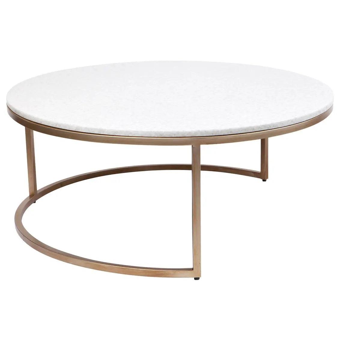 Cafe Lighting & Living Chloe Nesting Coffee Table - Antique Gold - Nested Coffee Table317309320294107195 5