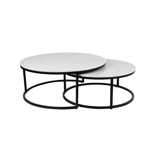 Cafe Lighting & Living Chloe Nesting Coffee Table - Black - Nested Coffee Table319589320294110683 1