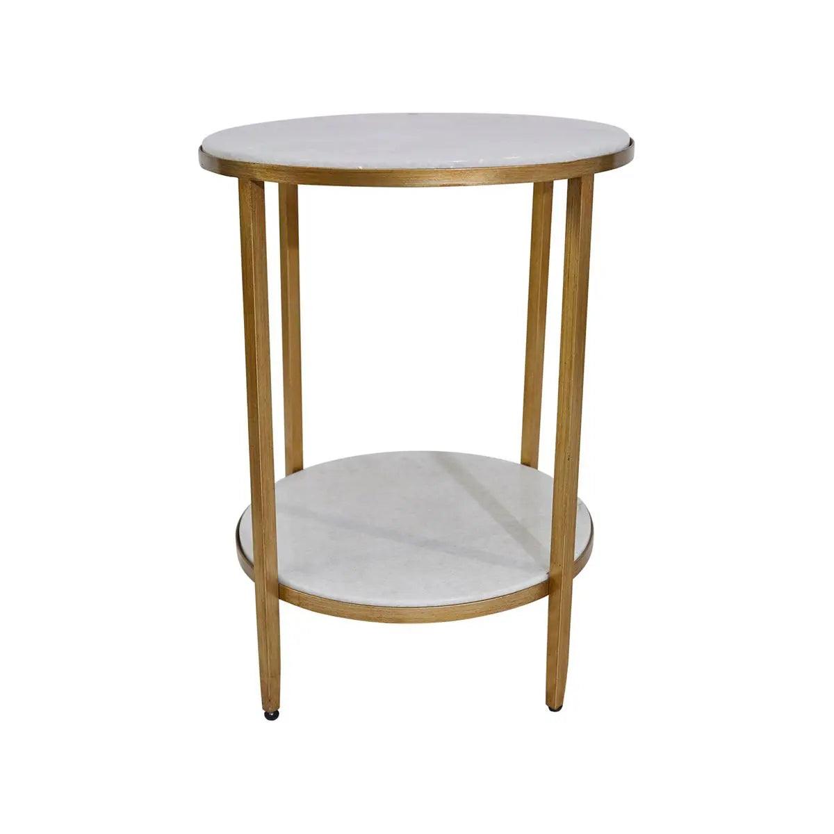 Cafe Lighting & Living Chloe Side Table - Antique Gold - Side Table311699320294096901 1