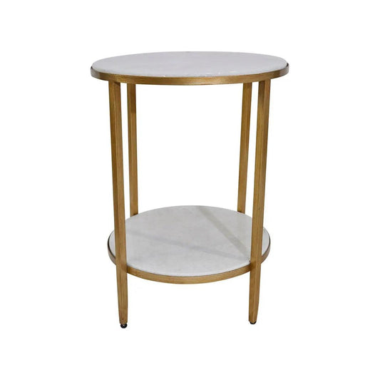 Cafe Lighting & Living Chloe Side Table - Antique Gold - Side Table311699320294096901 1