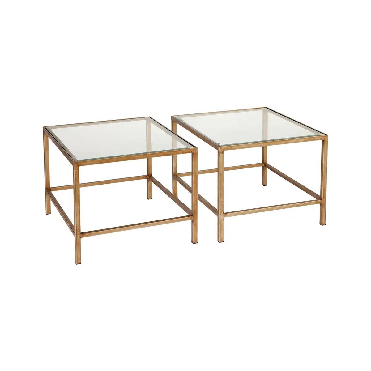 Cafe Lighting & Living Cocktail Glass Nesting Coffee Table - Antique Gold - Coffee Table324069320294117378 4