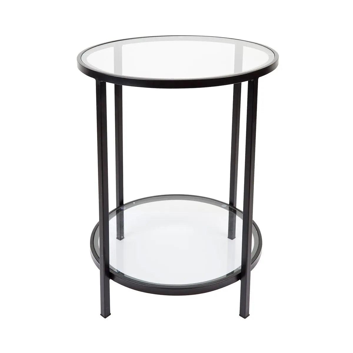 Cafe Lighting & Living Cocktail Glass Round Side Table - Black - Side Table324139320294117460 1