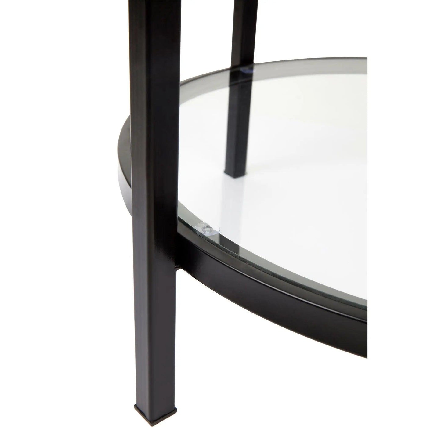 Cafe Lighting & Living Cocktail Glass Round Side Table - Black - Side Table324139320294117460 3