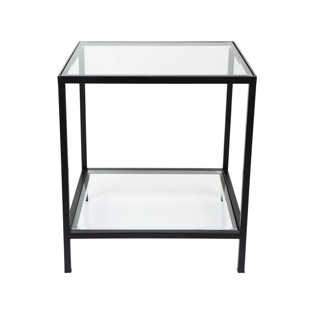 Cafe Lighting & Living Cocktail Glass Square Side Table - Black - Side Table324119320294117422 1