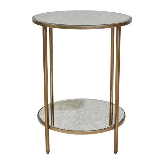 Cafe Lighting & Living Cocktail Mirrored Side Table - Antique Gold - Side Table321909320294114988 1