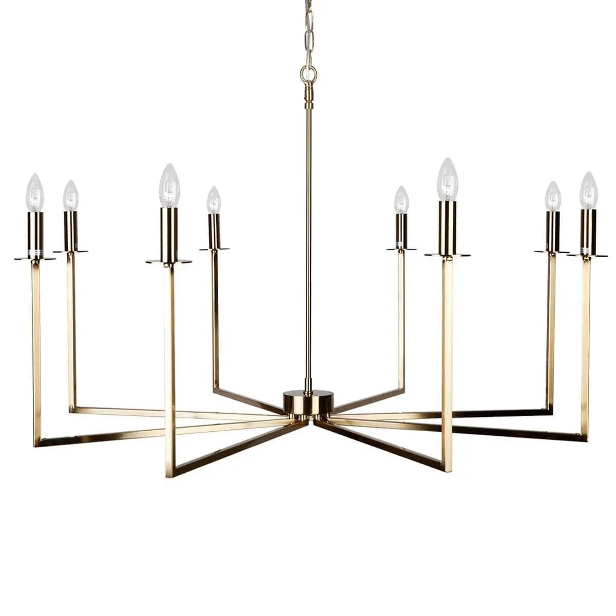 Cafe Lighting & Living Cohen Chandelier - Brass - Chandelier207019320294116692 1