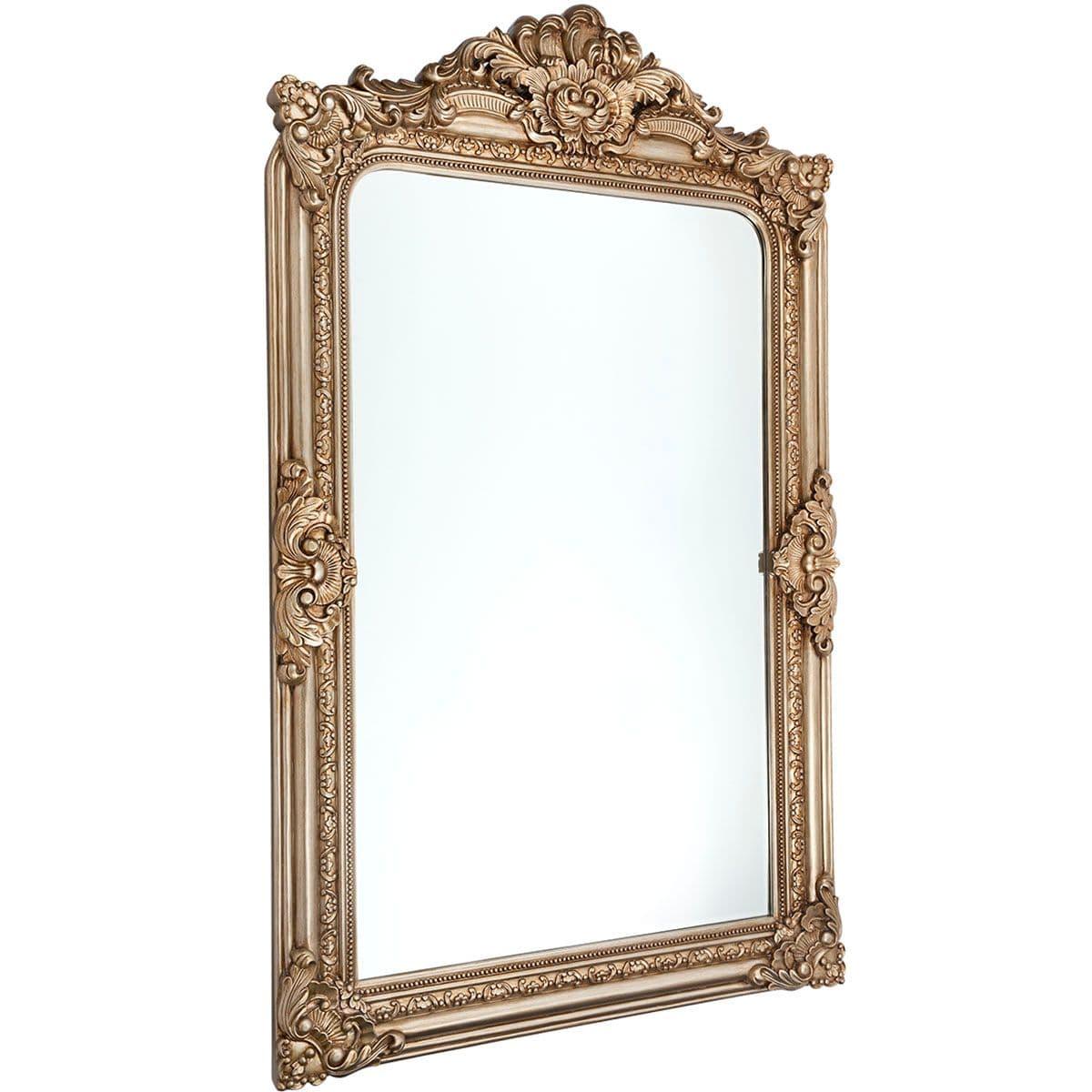 Elizabeth Floor Mirror - Antique Gold-Mirror-Cafe Lighting & Living-Prime Furniture