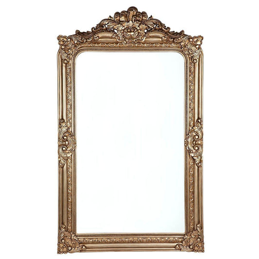 Elizabeth Floor Mirror - Antique Gold-Mirror-Cafe Lighting & Living-Prime Furniture