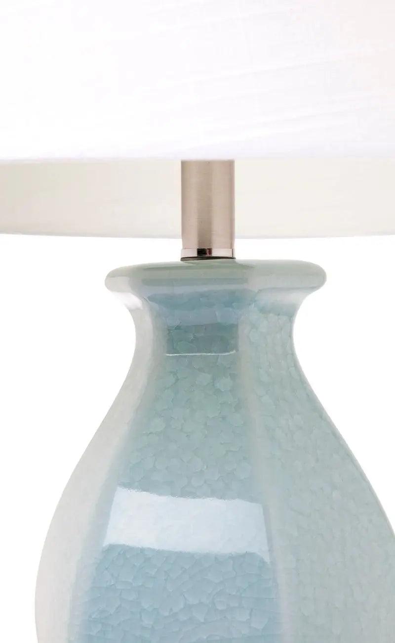 Cafe Lighting & Living Erica Table Lamp - Duck Egg Blue - Table Lamp and Shade119239320294101315 3