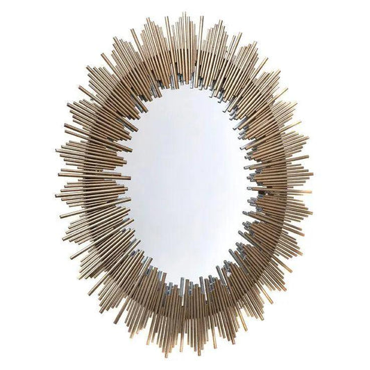 Cafe Lighting & Living Franklin Mirror - Antique Gold - Mirror402909320294096994 1