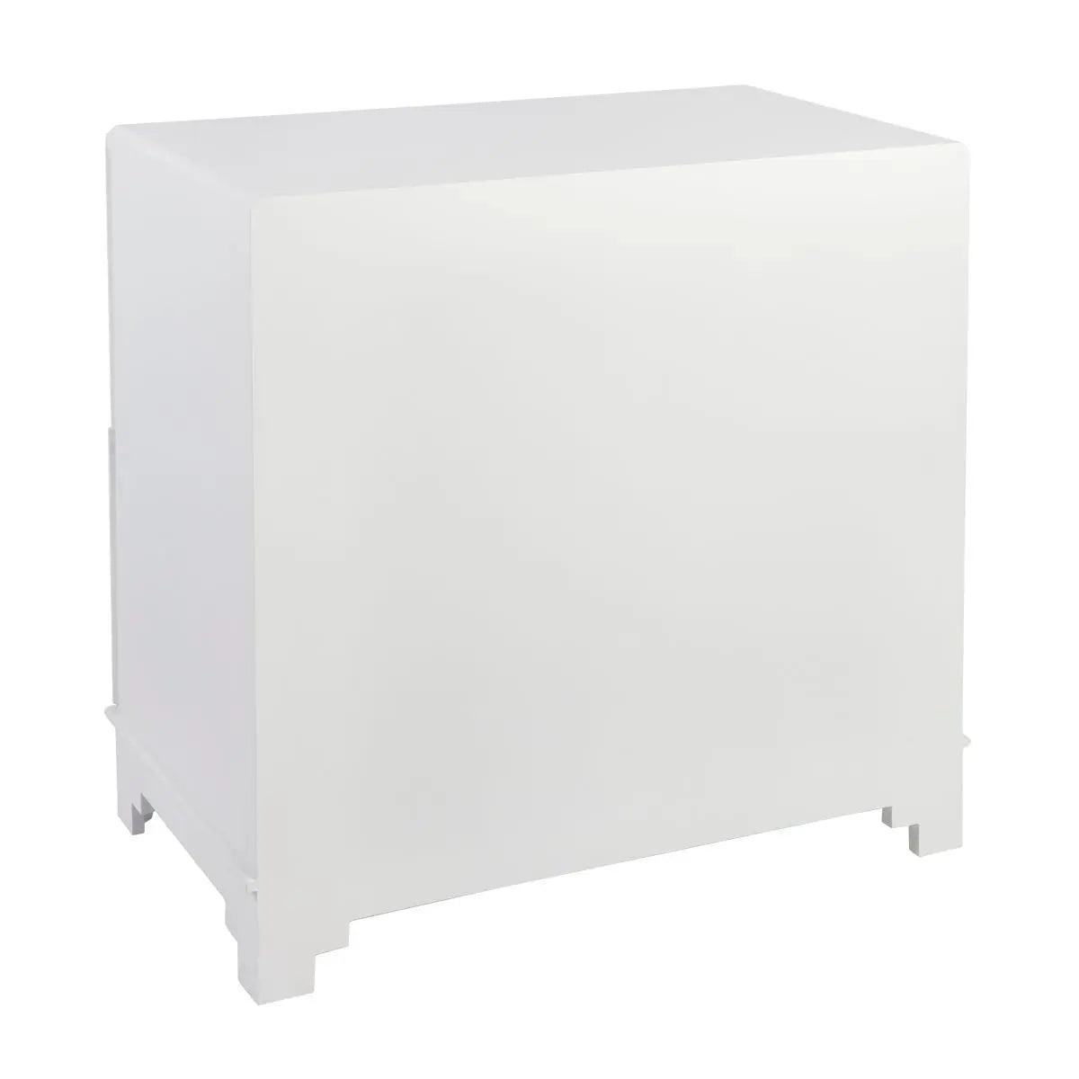 Cafe Lighting & Living Greek Key Bedside Table - White - Bedside Table317089320294105191 4