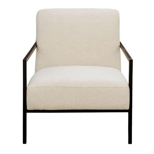 Cafe Lighting & Living Hemming Occasional Chair - Natural Linen - Chair325709320294119556 1