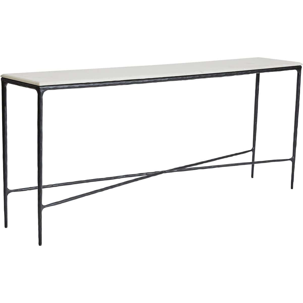 Cafe Lighting & Living Heston Marble Console Table - Large Black - Console TableB321709320294114391+9320294114407 3