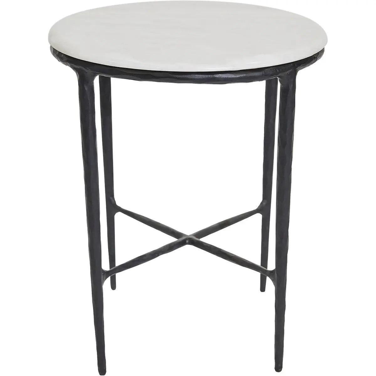 Cafe Lighting & Living Heston Marble Side Table - Black - Side TableB321679320294114278+9320294114285 1