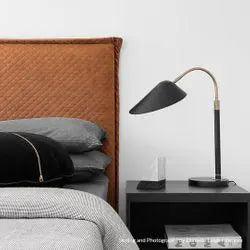 Cafe Lighting & Living Kenya Desk Lamp - Black-Lamp Base and Lamp Shade-Cafe Lighting & Living-Prime Furniture