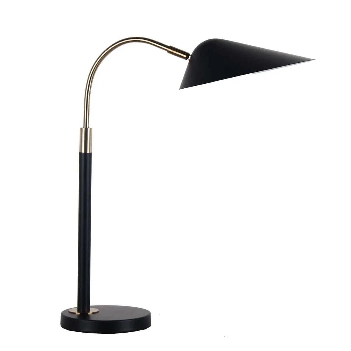 Cafe Lighting & Living Kenya Desk Lamp - Black-Lamp Base and Lamp Shade-Cafe Lighting & Living-Prime Furniture