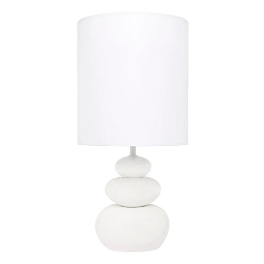 Cafe Lighting & Living Koa Table Lamp - White Matte Ceramic - Base and Shade122319320294121931 1