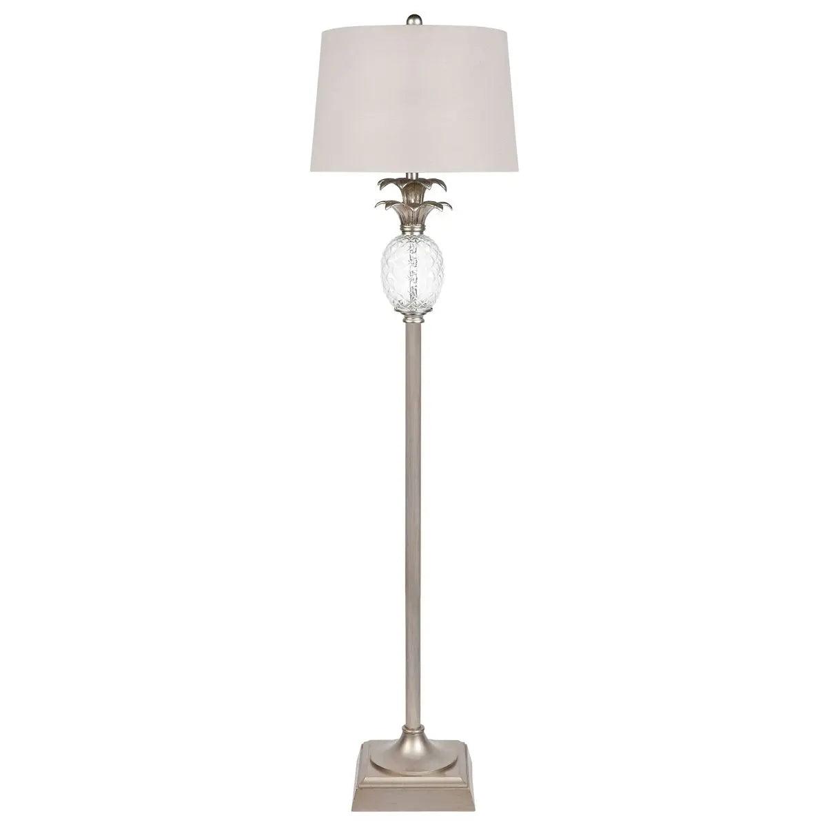 Cafe Lighting & Living Langley Floor Lamp - Antique Silver - Floor Lamp and Shade116179320294110478 1