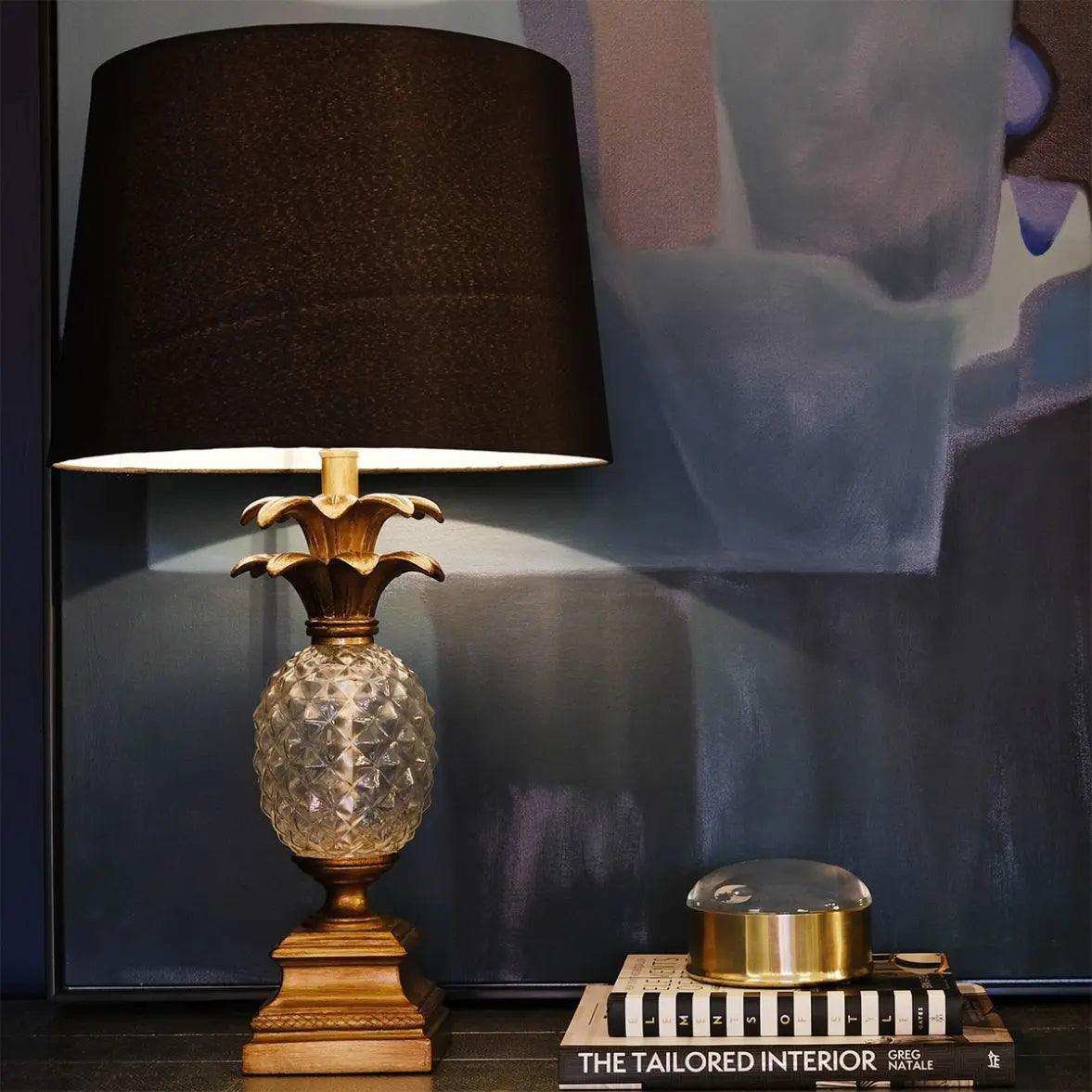 Cafe Lighting & Living Langley Table Lamp - Antique Gold - Table Lamp and Shade116769320294095676 4