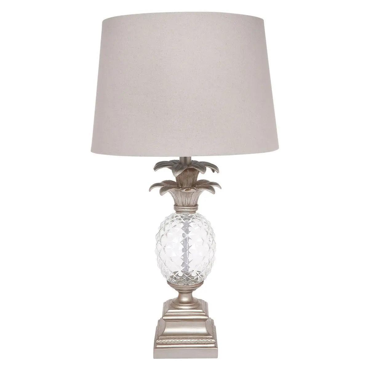 Cafe Lighting & Living Langley Table Lamp - Antique Silver - Table Lamp and Shade116289320294096321 1