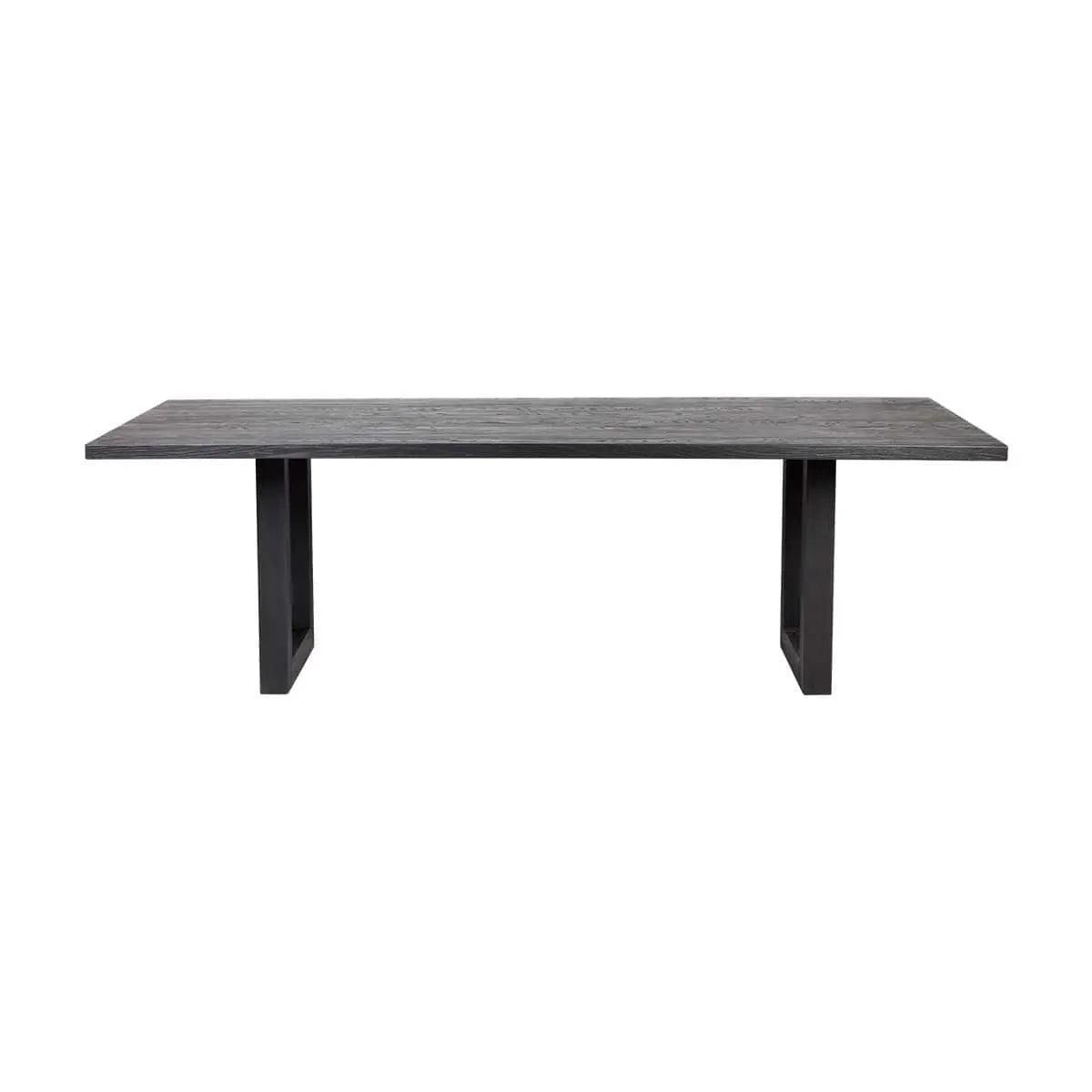 Cafe Lighting & Living Leeton Dining Table - 2m Black - Dining TableB323589320294116548+9320294123799 3