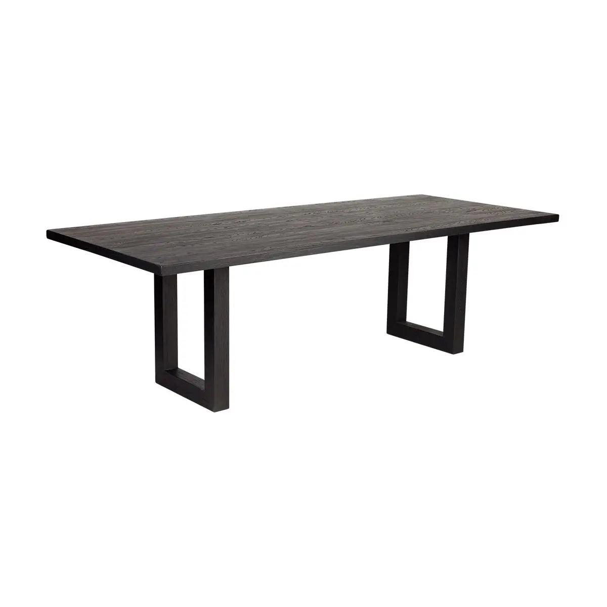 Cafe Lighting & Living Leeton Dining Table - 2m Black - Dining TableB323589320294116548+9320294123799 1