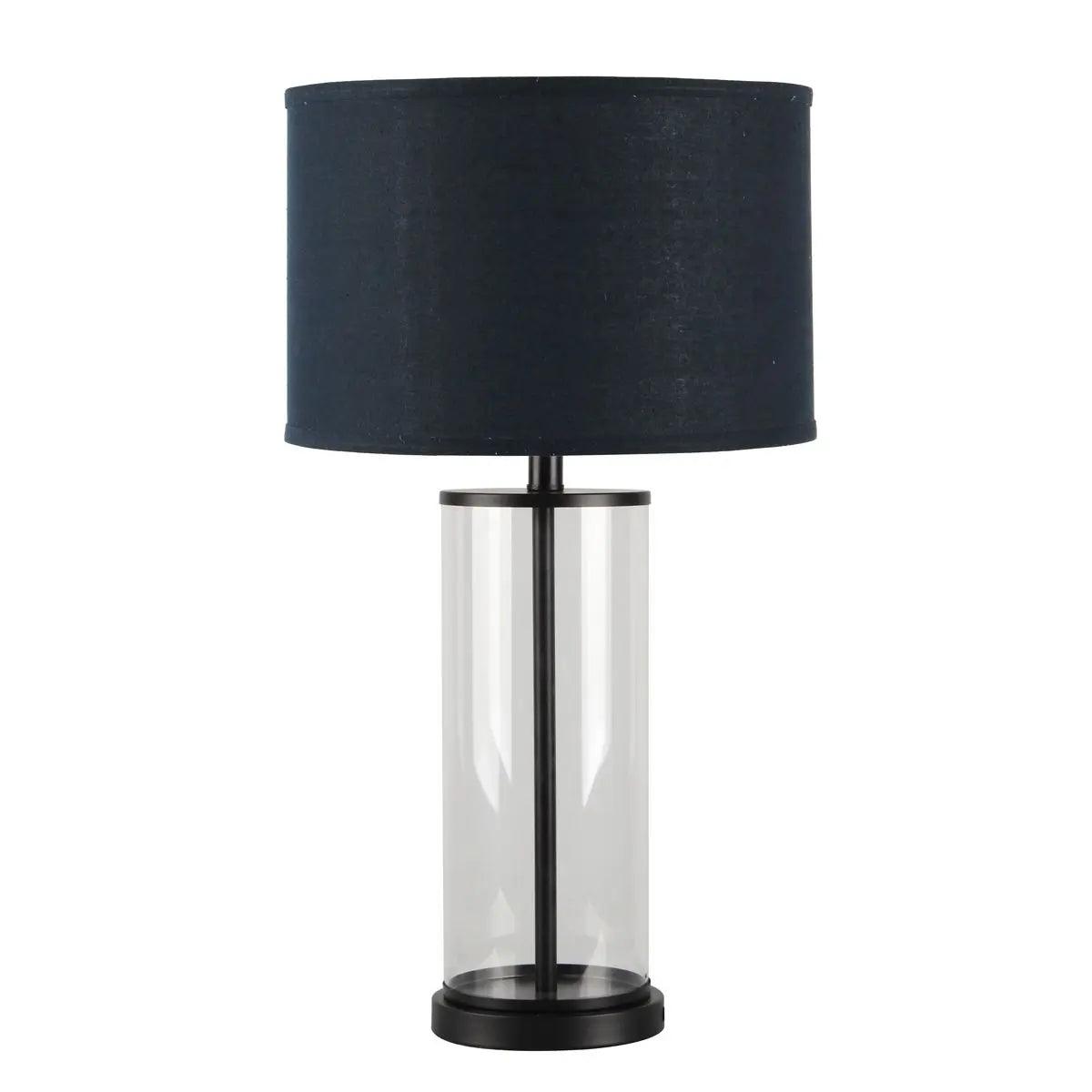 Cafe Lighting & Living Left Bank Table Lamp - Black w Navy Shade - Table Lamp and ShadeB122629320294119143+9320294119181 1