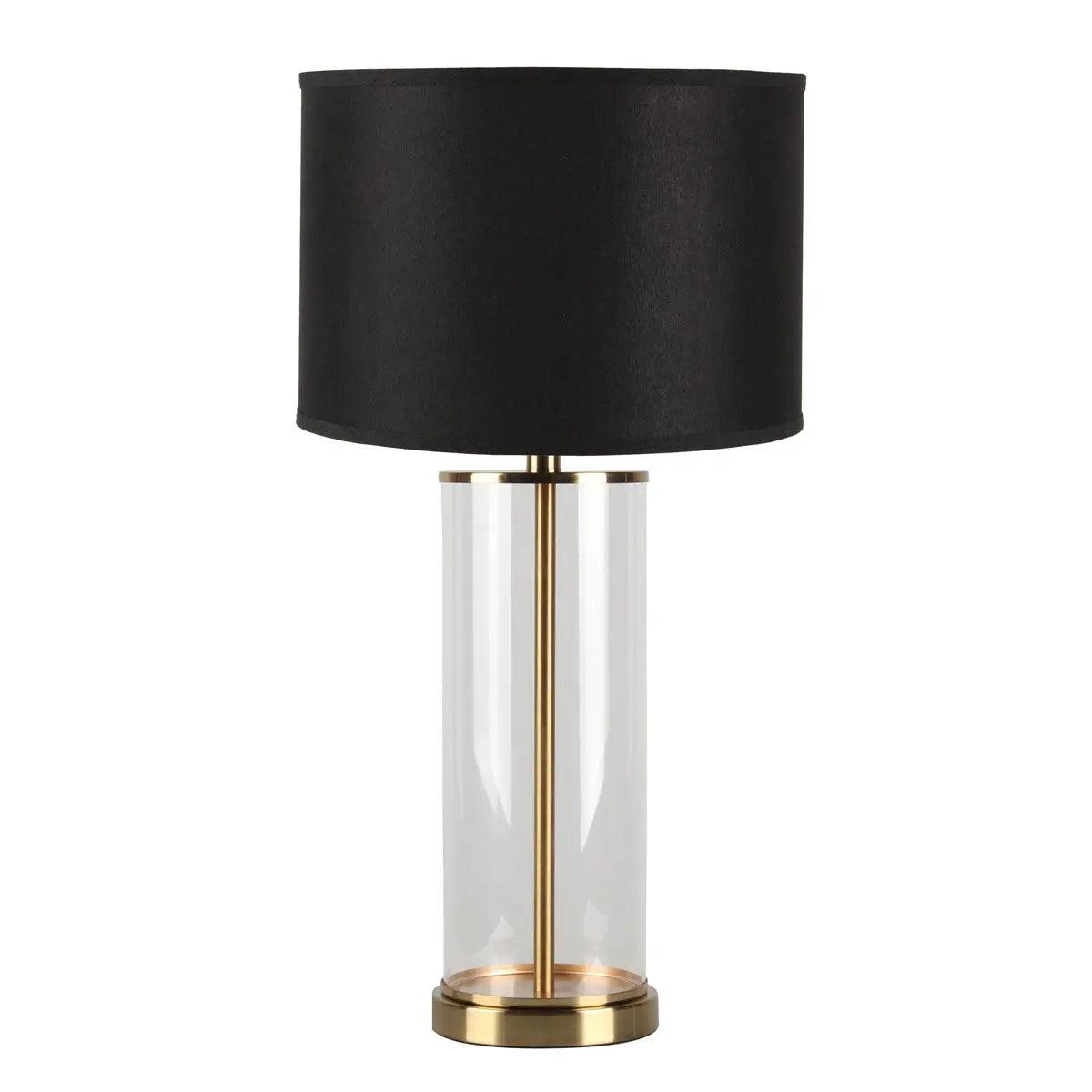 Cafe Lighting & Living Left Bank Table Lamp - Brass w Black Shade - Table Lamp and ShadeB122679320294119129+9320294119150 1