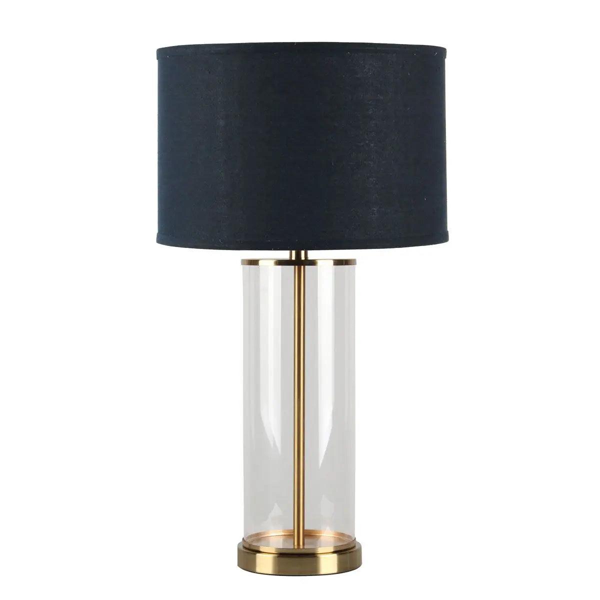 Cafe Lighting & Living Left Bank Table Lamp - Brass w Navy Shade - Table Lamp and ShadeB122709320294119129+9320294119181 1