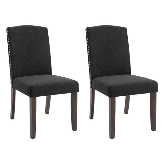 Cafe Lighting & Living Lethbridge Dining Chair Set of 2 - Charcoal - Chair x 2323879320294116920 1