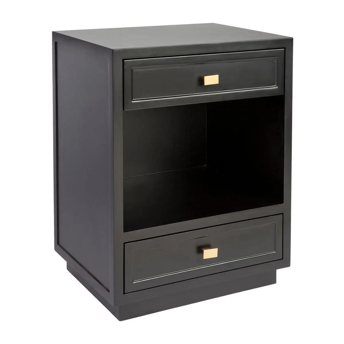 Cafe Lighting & Living Logan Bedside Table - Black - Bedside Table324479320294119846 5