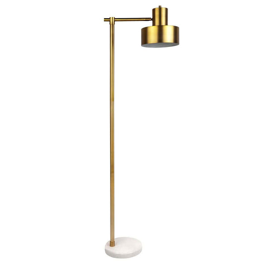 Cafe Lighting & Living Marlin Floor Lamp - Gold 12099-Floor Lamp and Shade-Cafe Lighting & Living-Prime Furniture