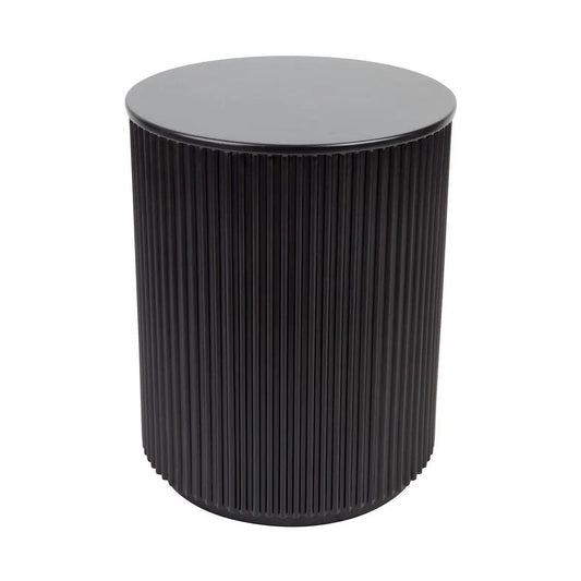 Cafe Lighting & Living Nomad Round Side Table - Black - Side Table322989320294119792 1